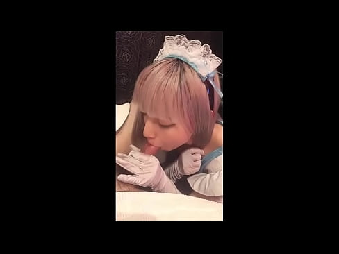 ❤️ Японски идол [mayuka], костюм на френска прислужница, част 1, свирка и дрънкане с лосион ❤️❌ Секс в bg.tradewin.top ❌